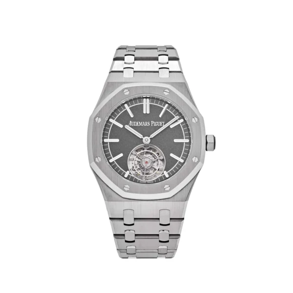 Audemars Piguet 26530TI.OO.1220TI.01 Royal Oak Selfwinding Flying Tourbillon Titanium Slate Dial - Image 5