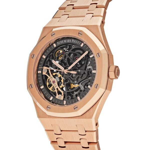 Audemars Piguet Royal Oak 15407OR.OO.1220OR.01 Double Balance Wheel Openworked Rose Gold - Image 3