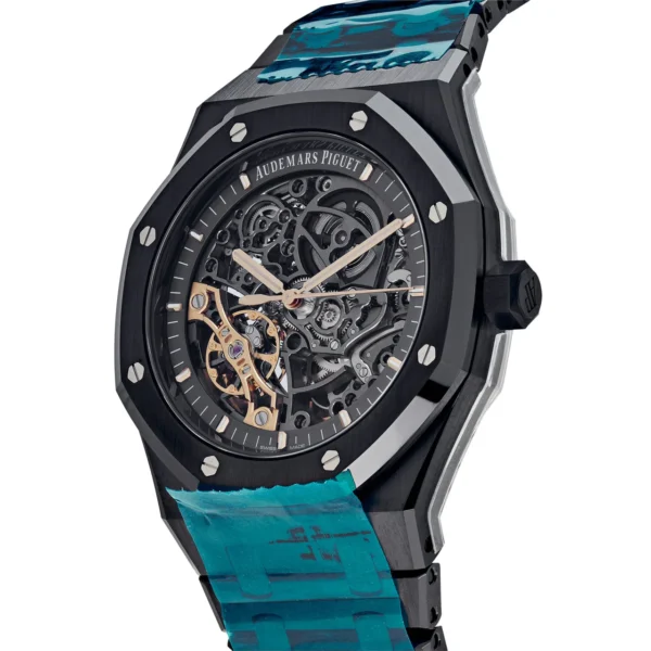 Audemars Piguet Royal Oak 15416CE.OO.1225CE.01 Double Balance Wheel Openworked Black Ceramic - Image 2