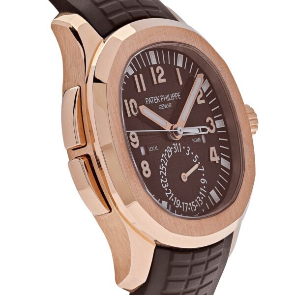 Patek Philippe Aquanaut 5164R-001 Travel Time Brown Dial Rose Gold (2024) - Image 3