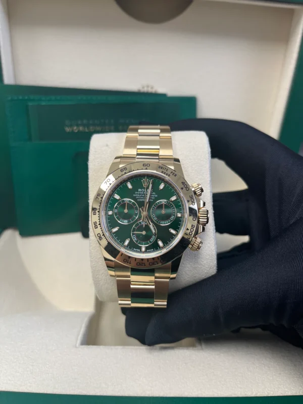 Rolex Cosmograph Daytona 116508 40mm Green Arabic Dial 2023 - Image 2