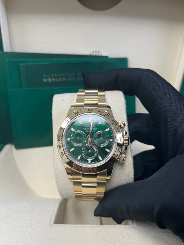 Rolex Cosmograph Daytona 116508 40mm Green Arabic Dial 2023 - Image 3