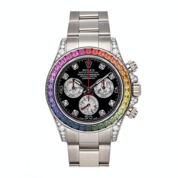 Rolex Cosmograph Daytona Rainbow 116598 White Gold